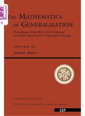 海外直订The Mathematics Of Generalization 泛化数学