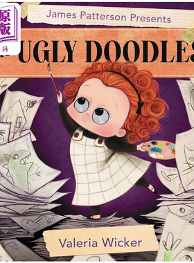 丑丑的涂鸦 Valeria Wicker The Ugly Doodles 英文原版 儿童绘本 故事图画书 精装精品绘本 进口读物 搞笑故事书【中商原版】