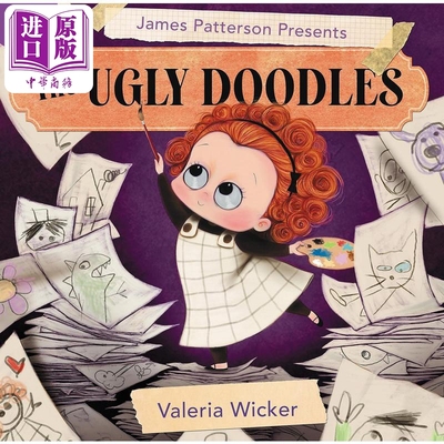 丑丑的涂鸦 Valeria Wicker The Ugly Doodles 英文原版 儿童绘本 故事图画书 精装精品绘本 进口读物 搞笑故事书【中商原版】
