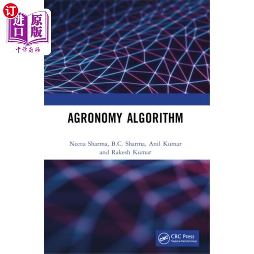 海外直订Agronomy Algorithm 农学算法