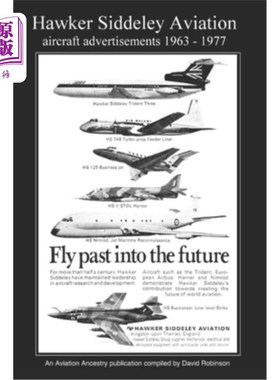 海外直订Hawker Siddeley Aviation aircraft advertisements 1963-1977 霍克西德利航空公司1963-1977年的飞机广告