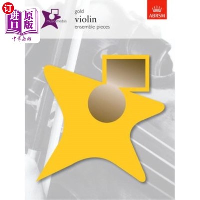海外直订Music Medals Gold Violin Ensemble Pieces 音乐奖章小提琴合奏金奖