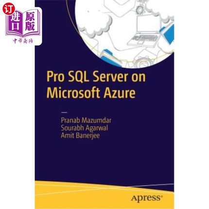 海外直订Pro SQL Server on Microsoft Azure Microsoft Azure上的Pro SQL Server