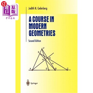 海外直订A Course in Modern Geometries 现代几何课程