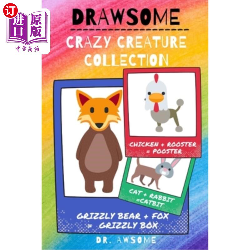 海外直订Drawsome - Crazy Creature Collection Drawsome-疯狂生物系列