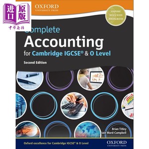 现货 Complete Accounting for Cambridge IGCSE(R)& O Level剑桥IGCSE和OLevel用书：会计牛津大学专业教材【中商原版】