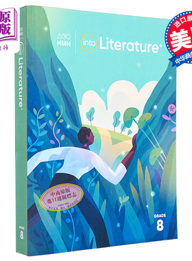 美国HMH Into Literature Student Edition Softcover Grade 8 中学初中文学学生书八年级 英语阅读英文原版图书【中商原版】