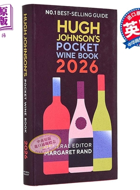 休约翰逊 口袋葡萄酒书 指南 2026 Hugh Johnsons Pocket Wine Book 2026 英文原版 Hugh Johnson 【中商原版】