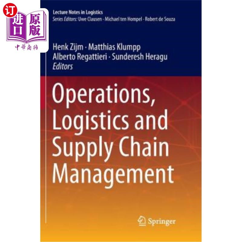 海外直订Operations, Logistics and Supply Chain Management 运营,物流和供应链管理