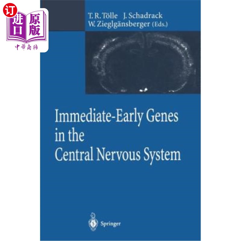海外直订医药图书Immediate-Early Genes in the Central Nervous System 中枢神经系统中的即刻早期基因