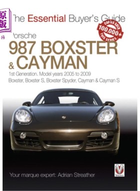 海外直订Porsche 987 Boxster & Cayman: 1st Generation. Model Years 2005 to 2009 Boxster,  保时捷987 Box