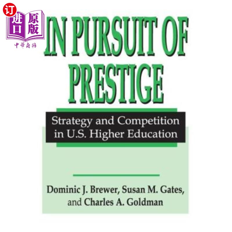 海外直订In Pursuit of Prestige 为了追求声望