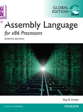 海外直订Assembly Language for x86 Processors, Global Edi... x86处理器汇编语言，全球版