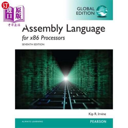 海外直订Assembly Language for x86 Processors, Global Edi... x86处理器汇编语言，全球版