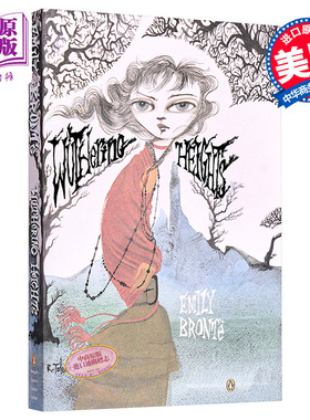 预售 艾米莉勃朗特 呼啸山庄英文原版 企鹅经典豪华版 Wuthering Heights 呼啸山庄英文版呼啸山庄电影周边呼啸山庄小说原著原版