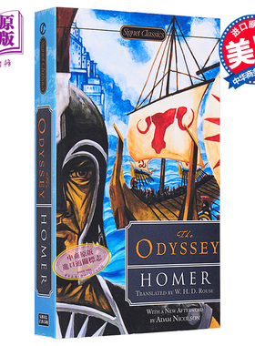 【中商原版】荷马史诗：奥德赛 英文原版 Signet Classics: The Odyssey 进口图书 英文原版书 英文文学 经典文学 荷马史诗