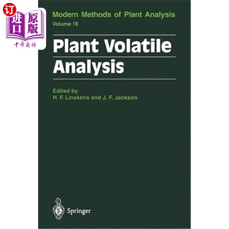 海外直订Plant Volatile Analysis 植物挥发性分析