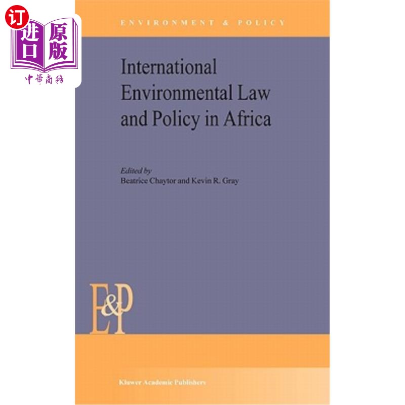 海外直订International Environmental Law and Policy in Africa 非洲国际环境法与政策