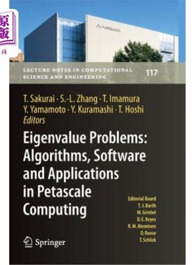 海外直订Eigenvalue Problems: Algorithms, Software and Applications in Petascale Computin 特征值问题:Petascale