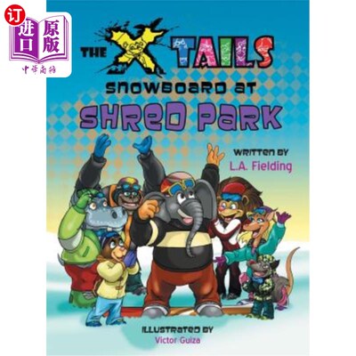 海外直订The X-tails Snowboard at Shred Park 什雷德公园的X尾滑雪板