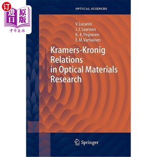 Relations Research Kronig关系 Materials Kronig Kramers 光学材料研究中 海外直订Kramers Optical