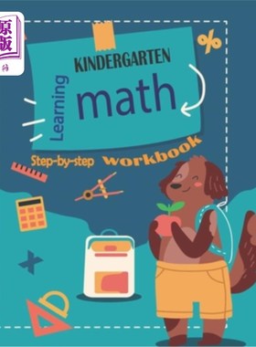 海外直订Kindergarten learning MATH step_by_step workbook: Addition and Substraction acti 幼儿园数学逐步学习:加减法