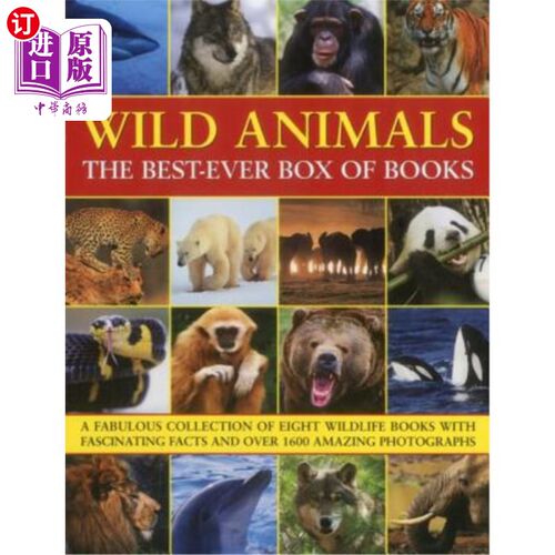 海外直订Wild Animals the Best-Ever Box of Books 《野生动物:有史以来最好的一箱书