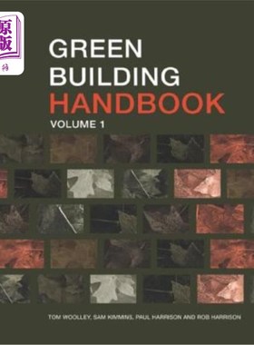 海外直订Green Building Handbook: Volume 1: A Guide to Building Products and Their Impact 绿色建筑手册:第1卷:建筑产