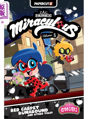 预售 瓢虫少女Q版第5卷 Miraculous Chibi Vol. 5 英文原版 Carrie Harris【中商原版】