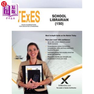 特克斯学校图书管理员 海外直订TExES 150 Librarian School
