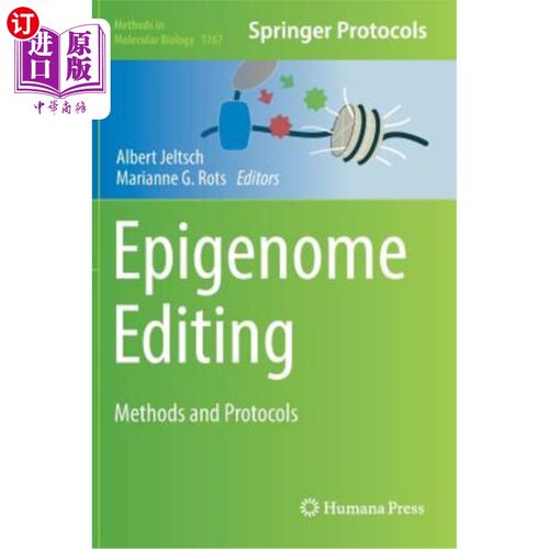 海外直订医药图书Epigenome Editing: Methods and Protocols 表观基因组编辑:方法和协议