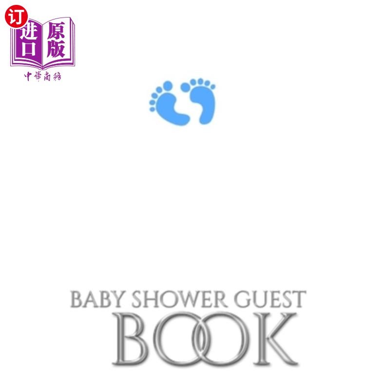 【中商海外直订】stylish baby shower guest book