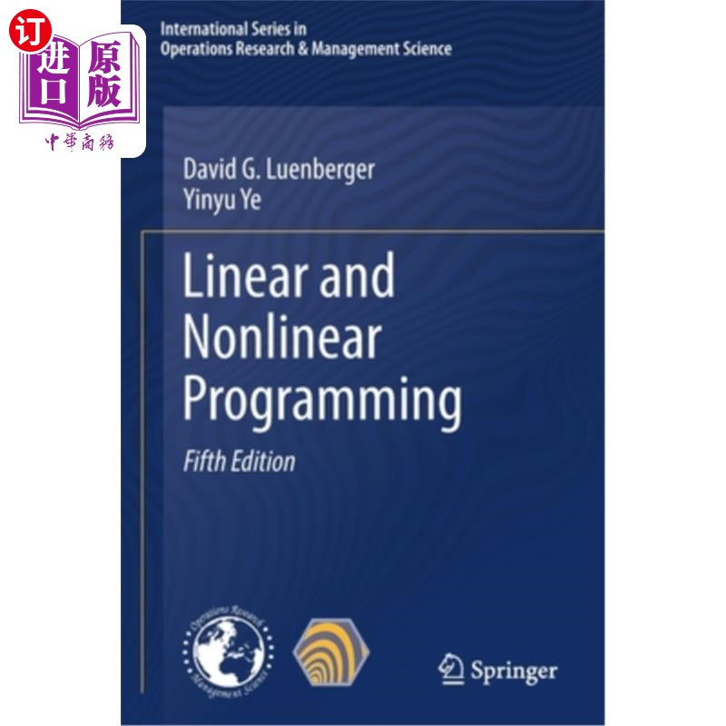 海外直订Linear and Nonlinear Programming 线性与非线性规划
