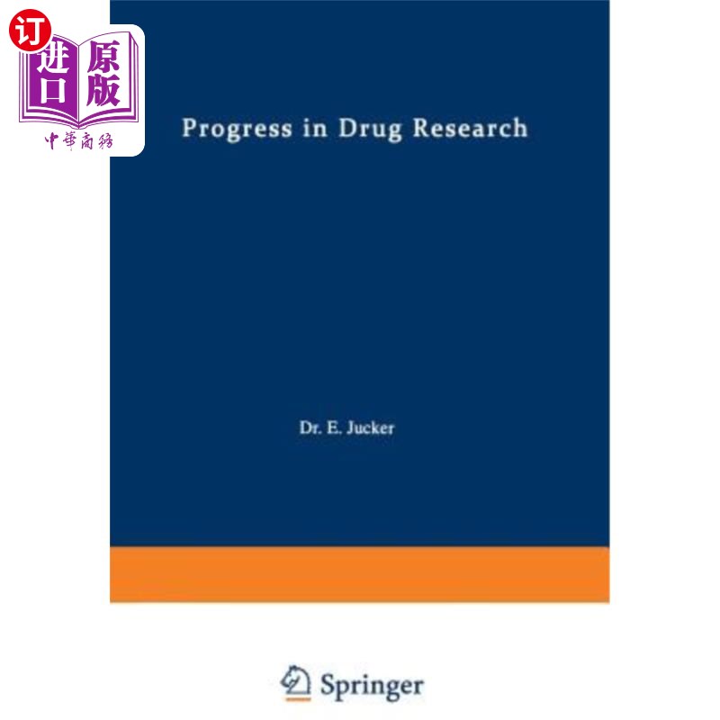 海外直订医药图书Progress in Drug Research / Fortschritte Der Arzneimittelforschung / Progrès Des 药物研究进展/Arzn