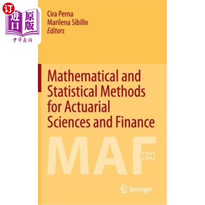 海外直订Mathematical and Statistical Methods for Actuarial Sciences and Finance 精算科学和金融的数学和统计方法