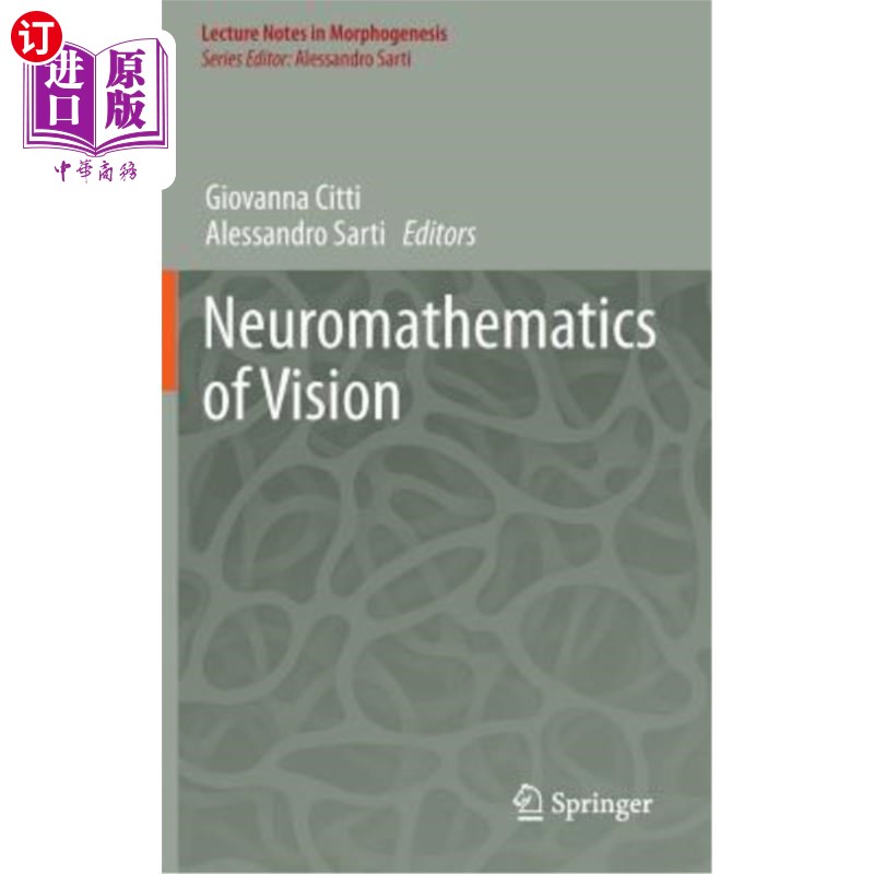 海外直订Neuromathematics of Vision视觉神经数学-封面