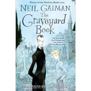 The Graveyard Book 纽伯瑞 尼尔盖曼代表作 英文原版 进口图书 儿童文学 12岁以上【中商原版】