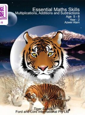 海外直订Essential Maths Skills, Multiplications, Additions and Subtractions - Year 2 基本数学技能，乘法，加法和减法
