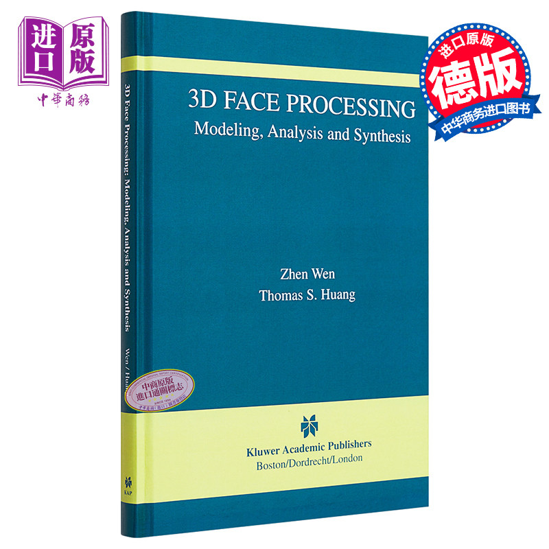 现货 三维人脸数据处理 第1版 英文原版 3D Face Processing Zhen Wen Thomas S Huang【中商原版】