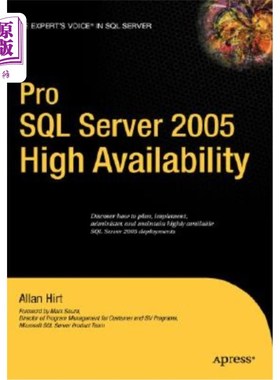 海外直订Pro SQL Server 2005 High Availability Pro SQL Server 2005高可用性