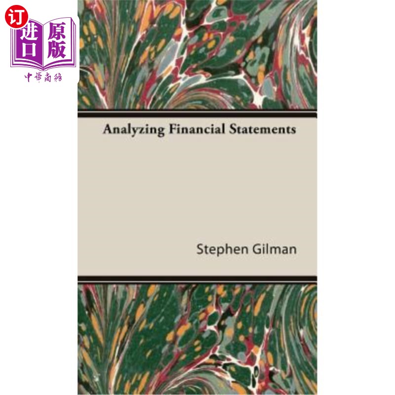 海外直订Analyzing Financial Statements 分析财务报表