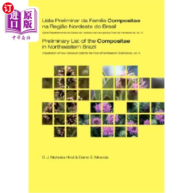 海外直订Preliminary List of the Compositae in Northeastern Brazil 巴西东北部菊科植物初步名录