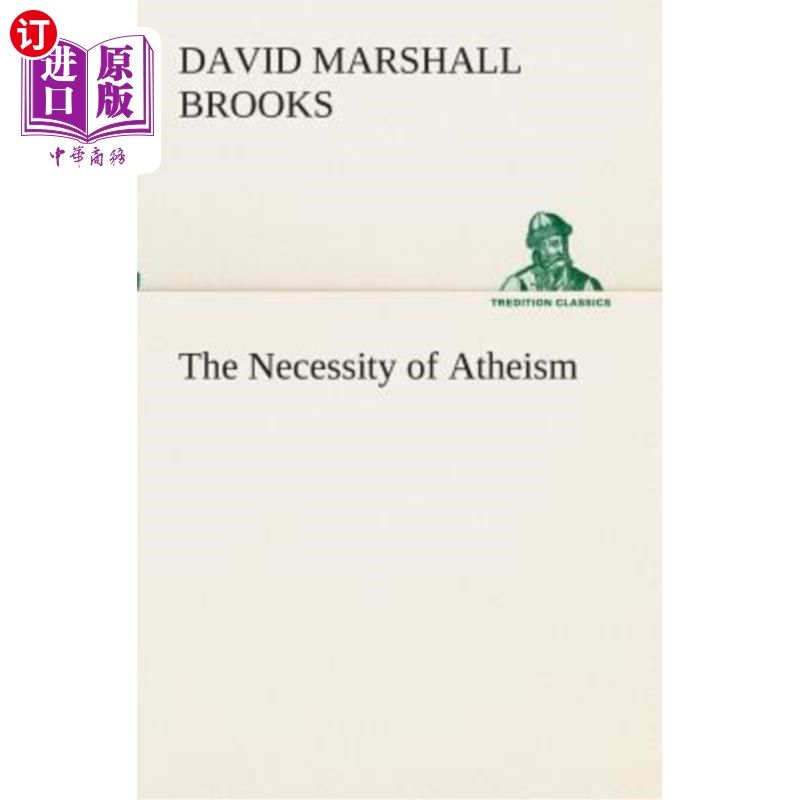 海外直订the necessity of atheism 无神论的必然