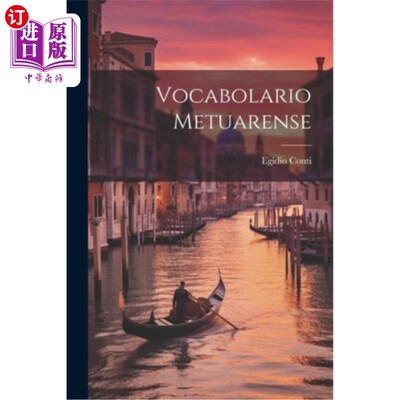海外直订Vocabolario Metuarense Vocabolario Metuarense