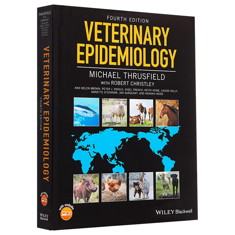 现货 Veterinary Epidemiology,4th Edition 英文原版 兽医流行病学(第4版) Michael Thrusfield【中商原版】