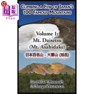 Daisetsu Few Japan 海外直订Climbing Famous Mt. Asa Volume Mountains 几座 攀登日本100座名山中 100