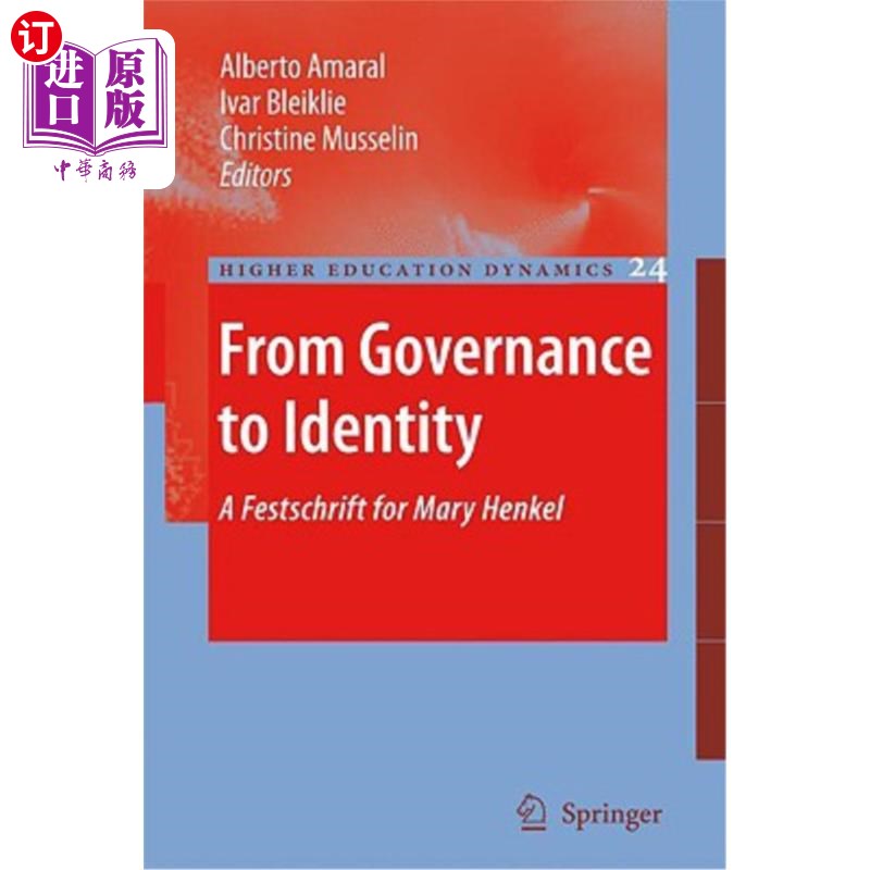 海外直订From Governance to Identity: A Festschrift for Mary Henkel 从治理到认同:玛丽·汉高的节日 - 实物图