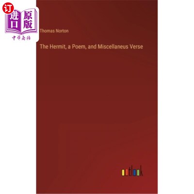海外直订The Hermit, a Poem, and Miscellaneus Verse 《隐士》，一首诗与杂记诗