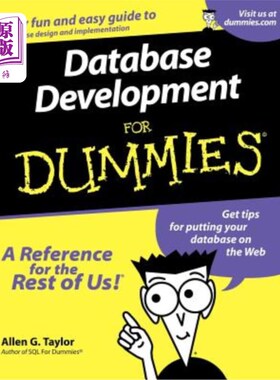 海外直订Database Development For Dummies 假人数据库开发