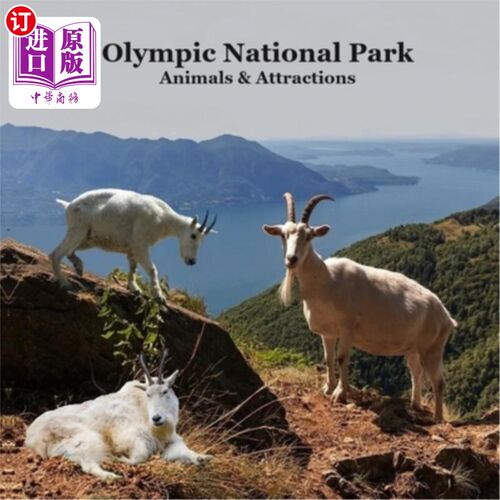 海外直订Olympic National Park Animals and Attractions Kids Book: Great Kids book about t 奥林匹克国家公园动物和景点